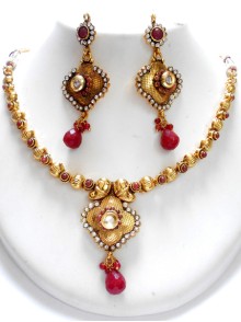 Polki Necklace Set